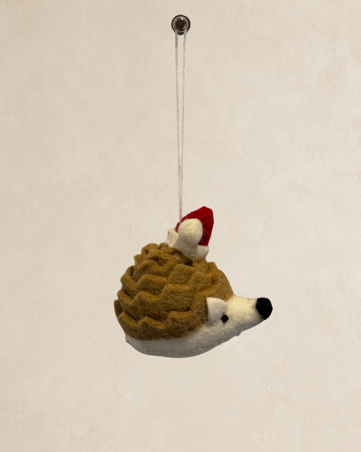 Christmas Hedgehog - Brown
