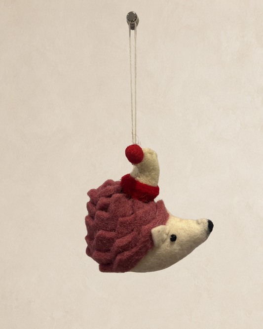 Christmas Hedgehog - Pink