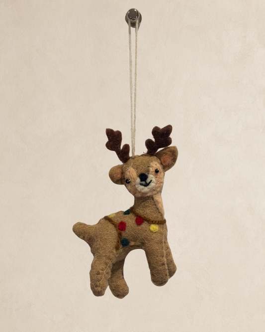 Festive Reindeer - Blue Garland