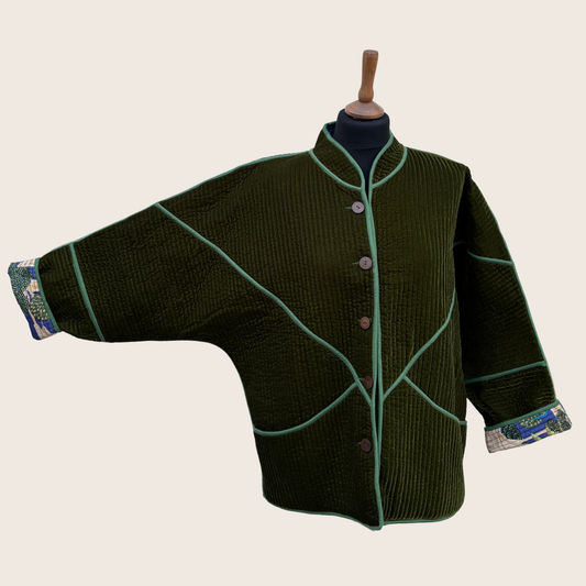 Green Velvet Jacket