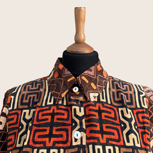 The Labyrinth Silk Shirt