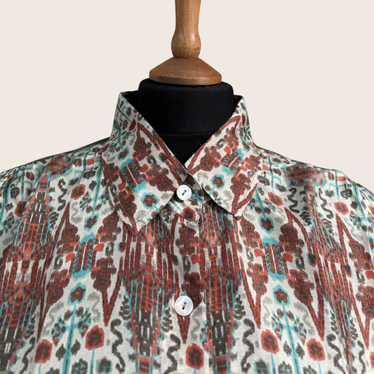 The Drifted Diamond Silk Shirt