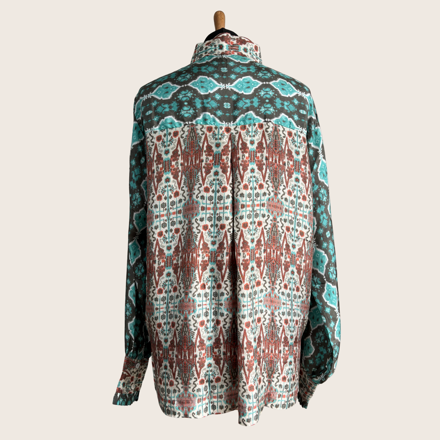 The Drifted Diamond Silk Shirt