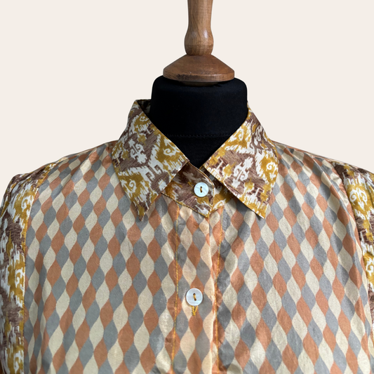 The Golden Weave Silk Shirt