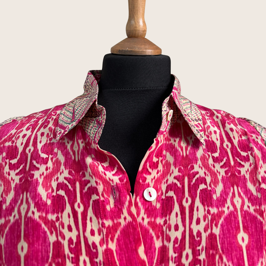 The Pink Bazaar Silk Shirt