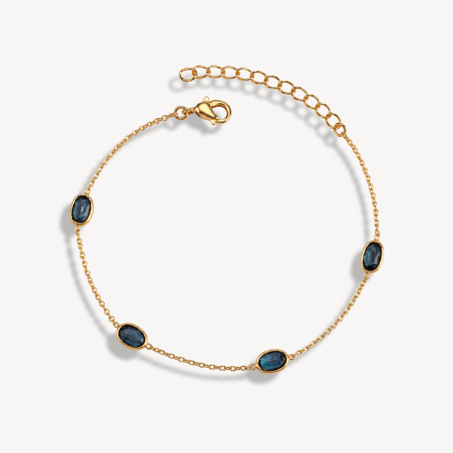 London Blue Topaz Dapple Oval Bracelet