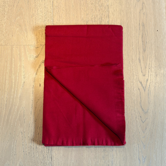Cashmere Throw in Berry Red
