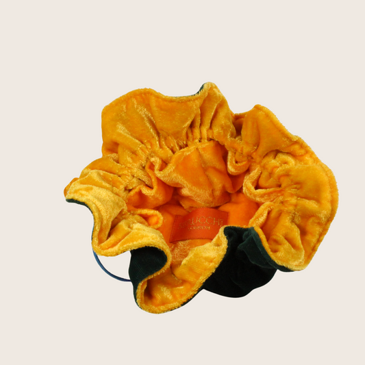 Green & Yellow Bonnet Pouch