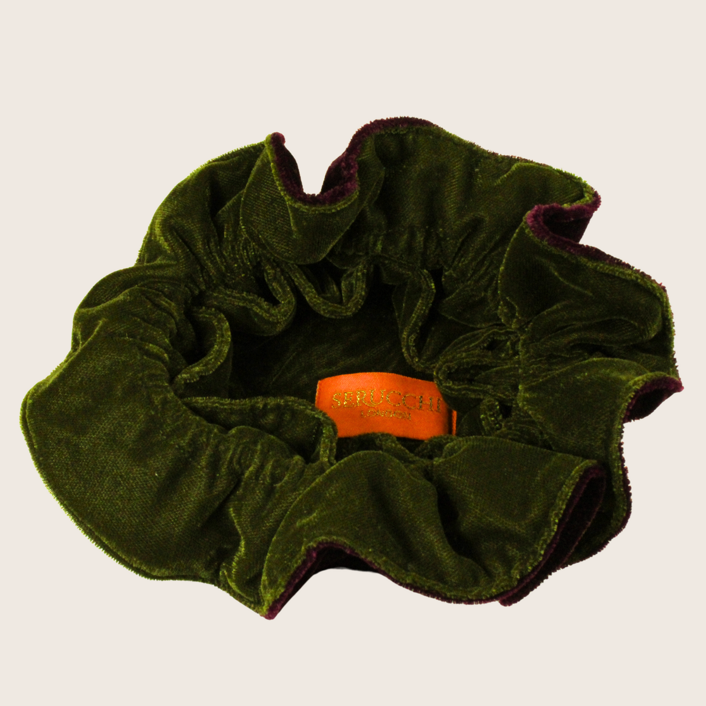 Purple & Green Bonnet Pouch