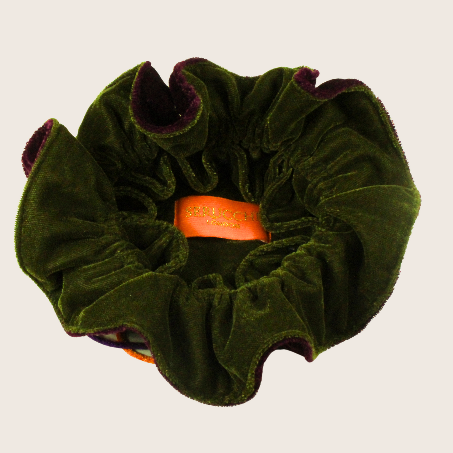 Purple & Green Bonnet Pouch
