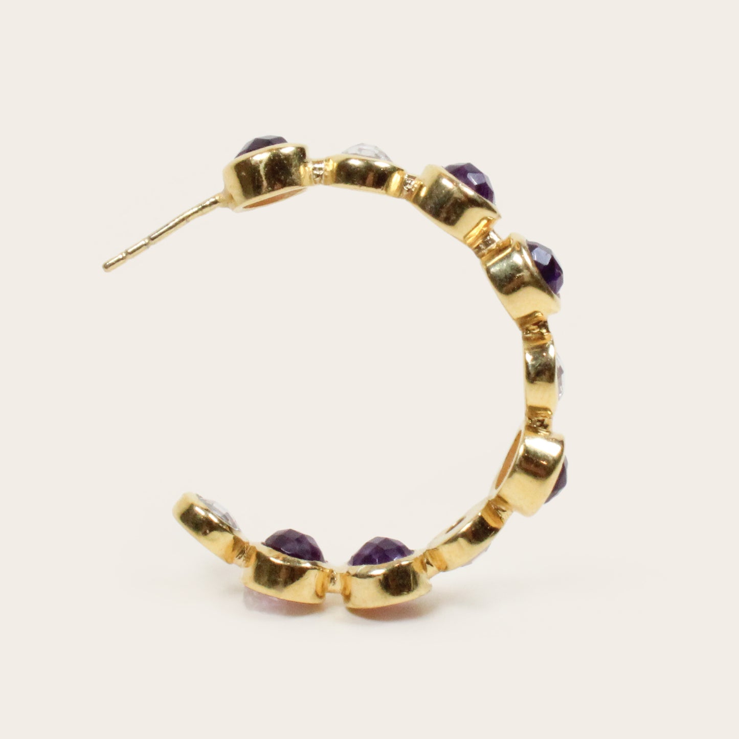 Purple Amethyst Bon Bon Earrings