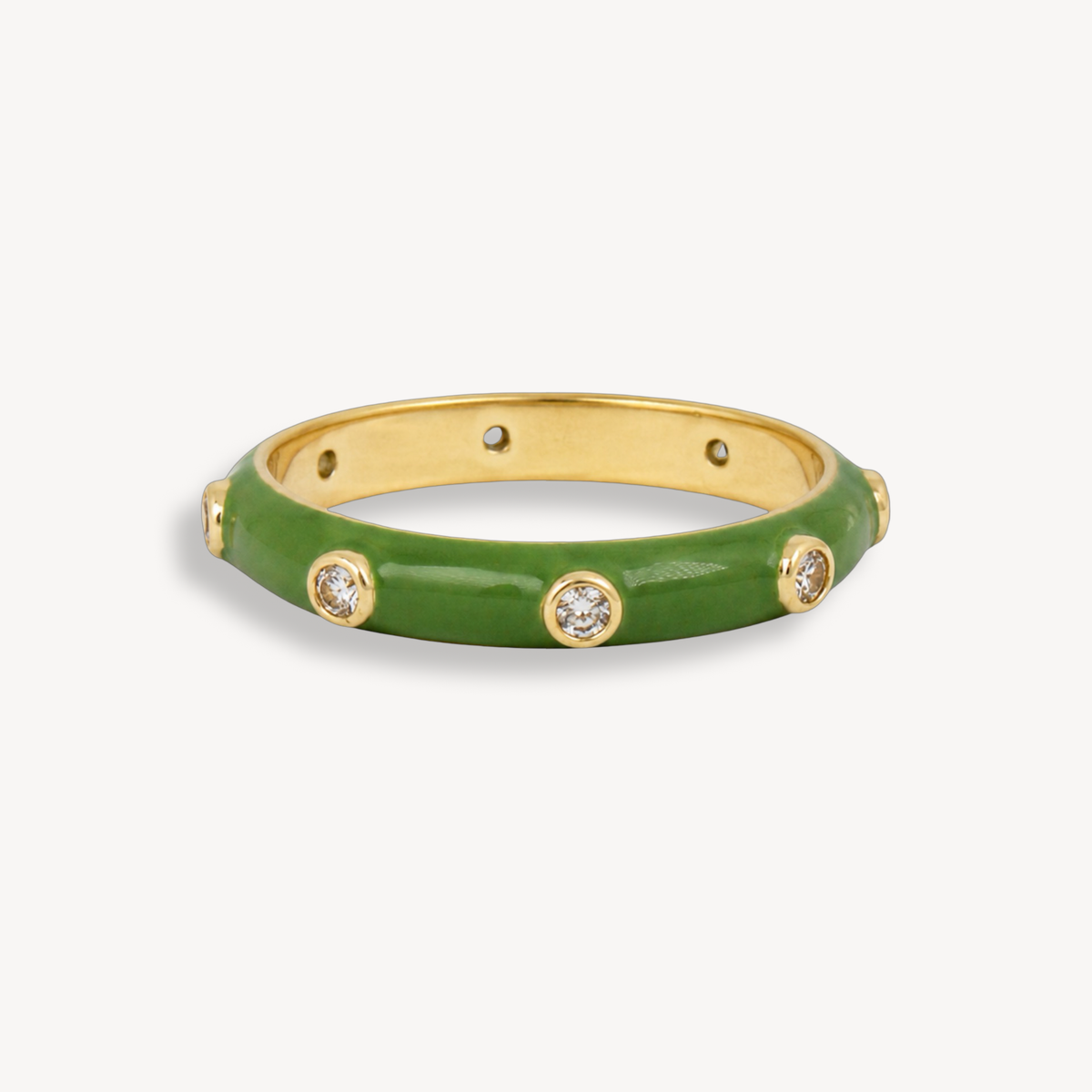Apple Candy Enamel Ring