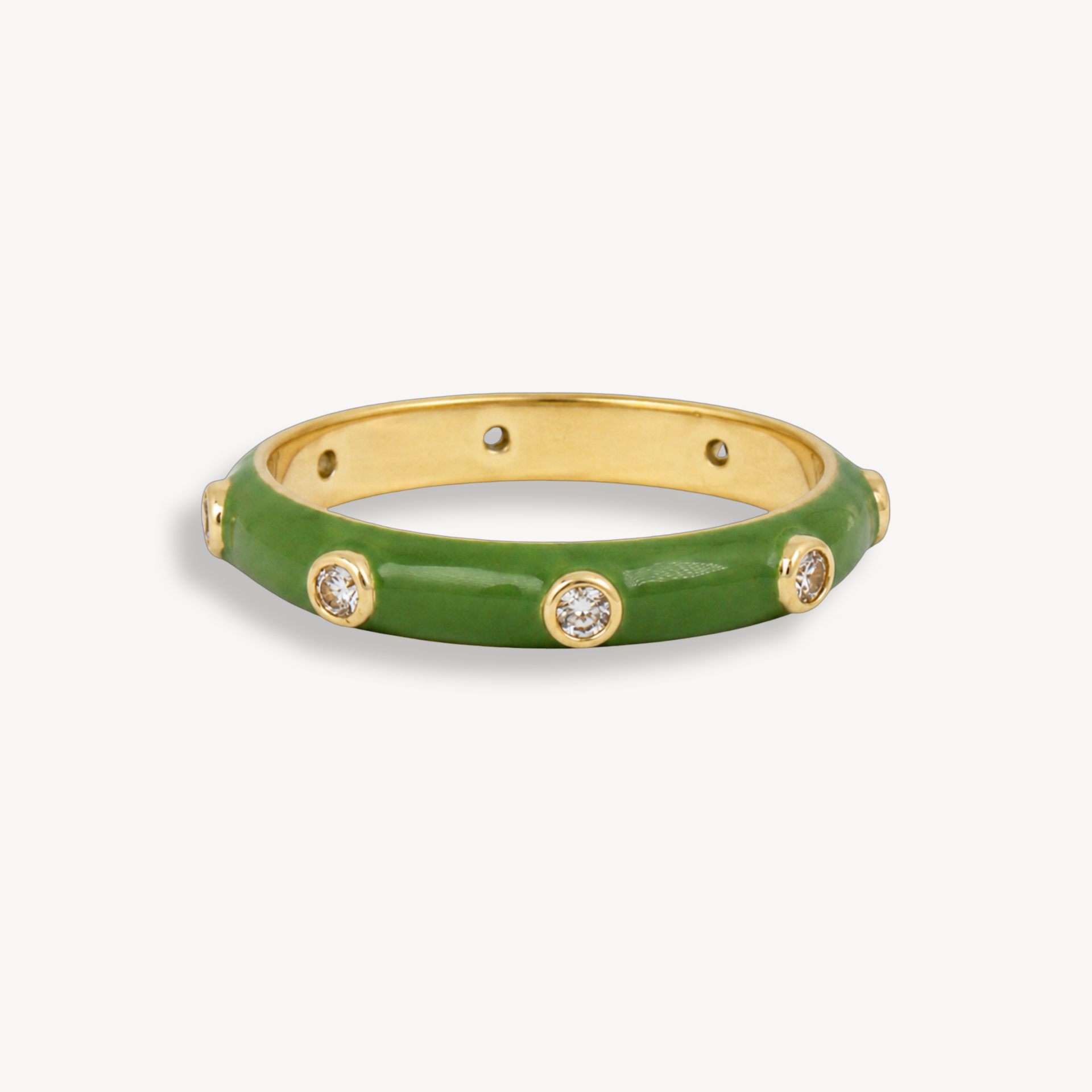 Apple Candy Enamel Ring