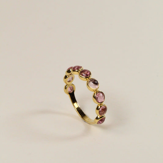 Pink Tourmaline Bon Bon Ring