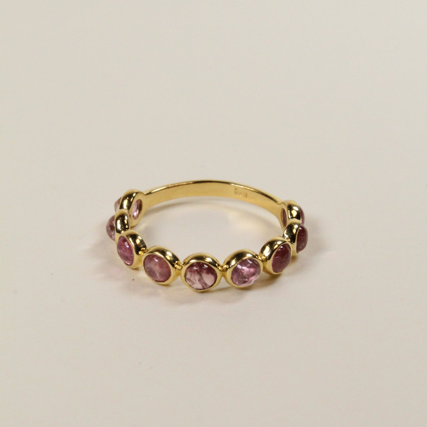 Pink Tourmaline Bon Bon Ring