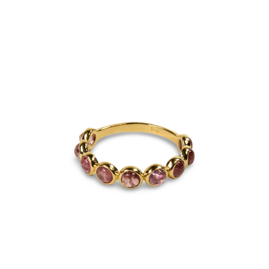 Pink Tourmaline Bon Bon Ring