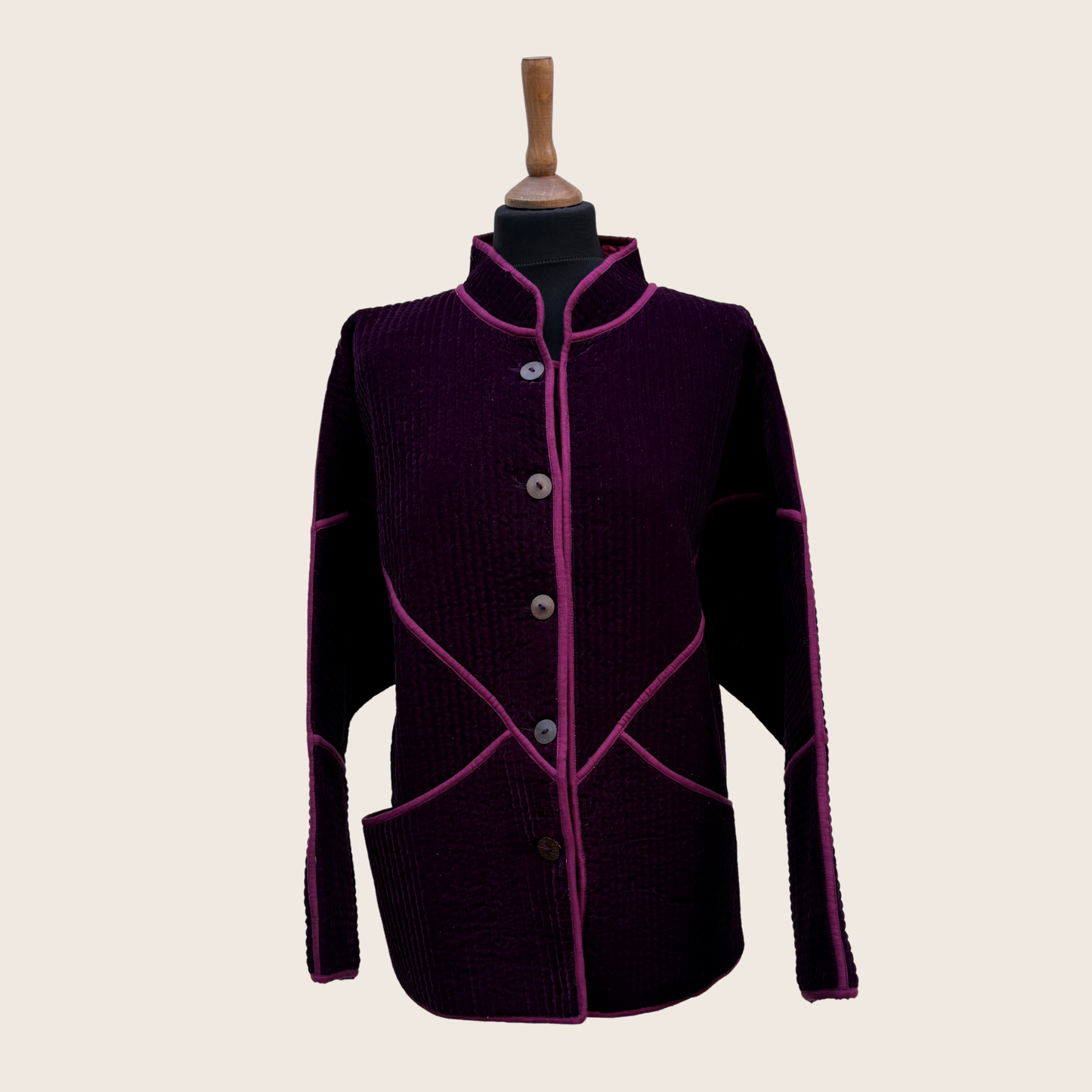 Burgundy Velvet Jacket
