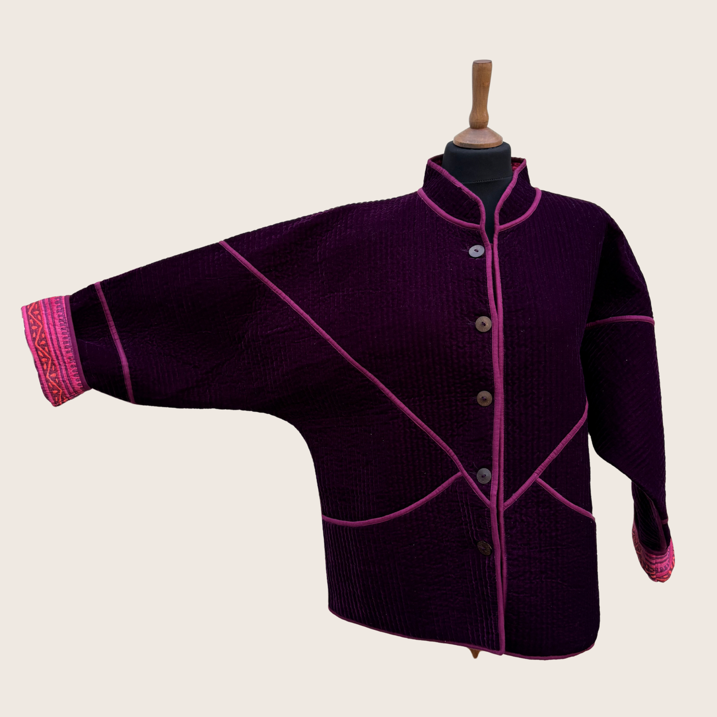 Burgundy Velvet Jacket
