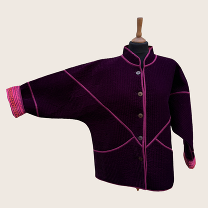 Burgundy Velvet Jacket
