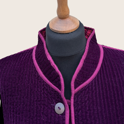 Burgundy Velvet Jacket