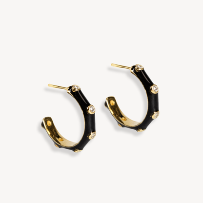 Candy Enamel Hoops