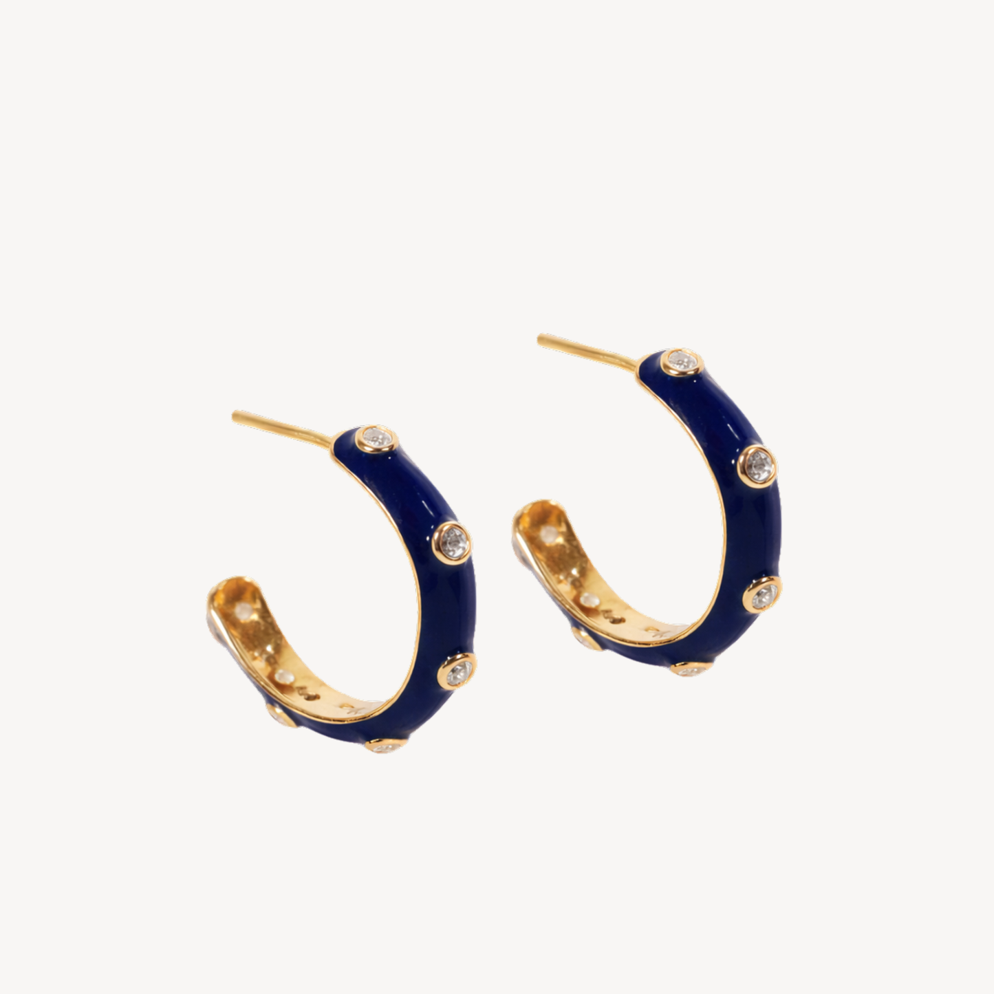 Candy Enamel Hoops