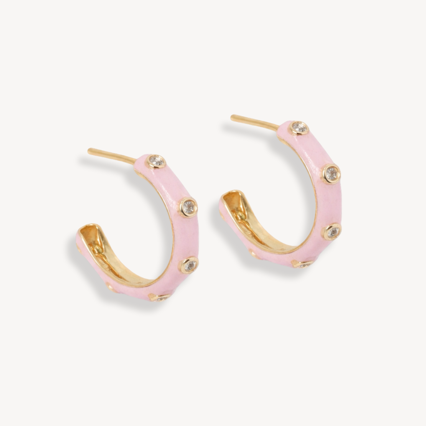 Candy Enamel Hoops