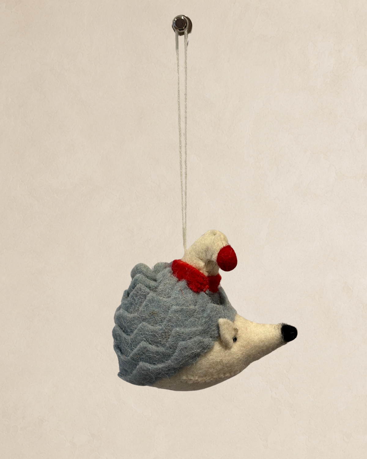 Christmas Hedghog - Grey