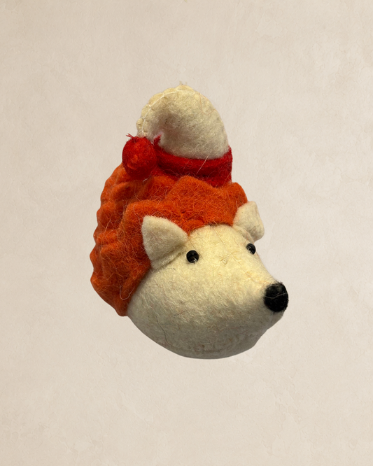 Christmas Hedgehog - Orange