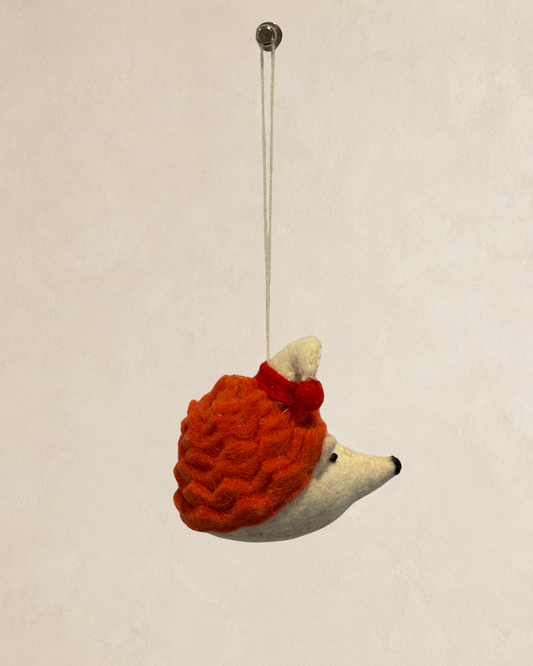 Christmas Hedgehog - Orange