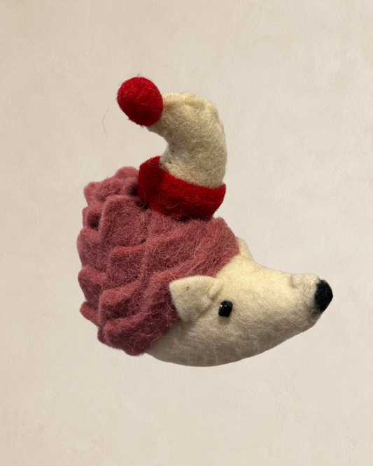 Christmas Hedgehog - Pink