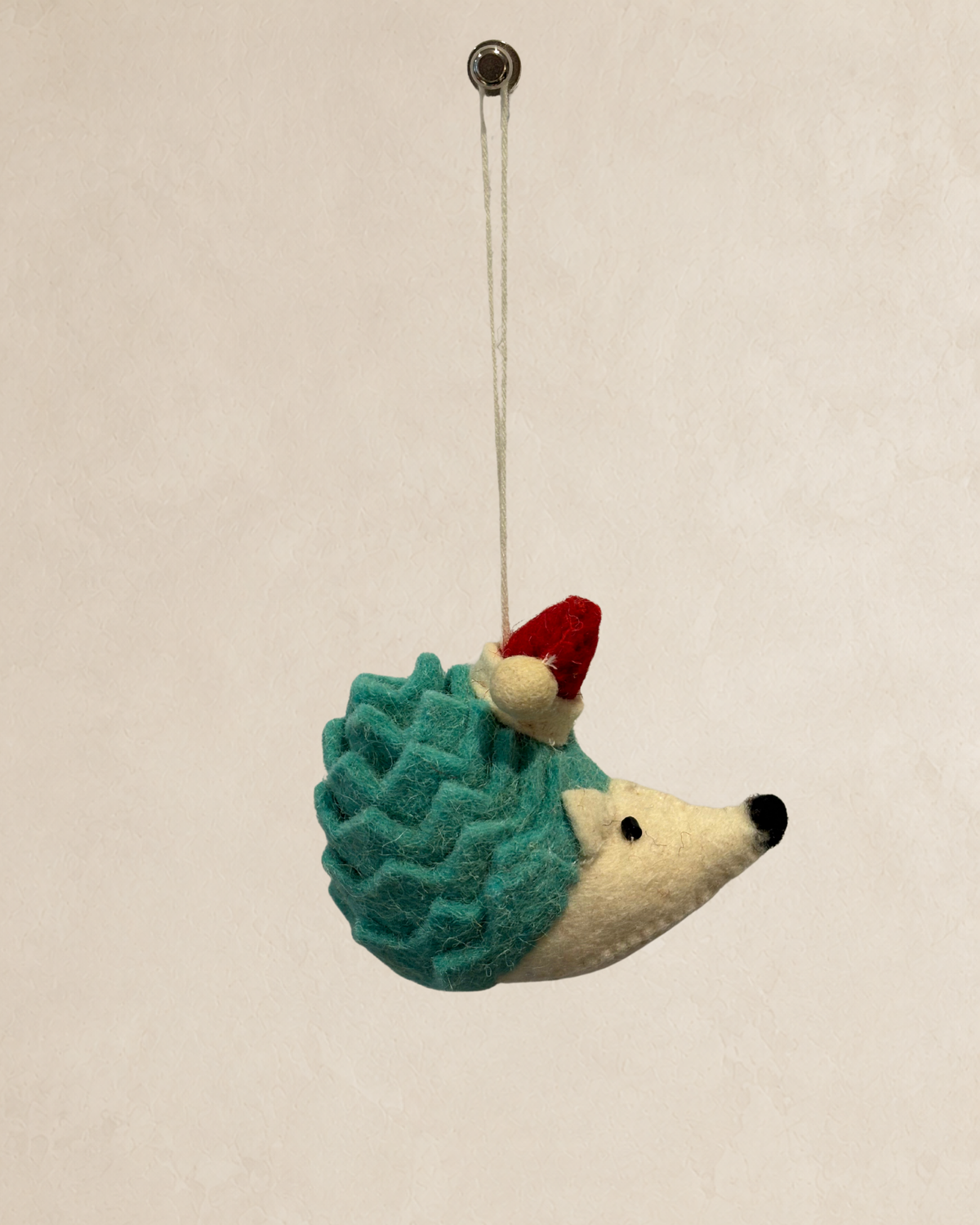 Christmas Hedgehog - Turquoise