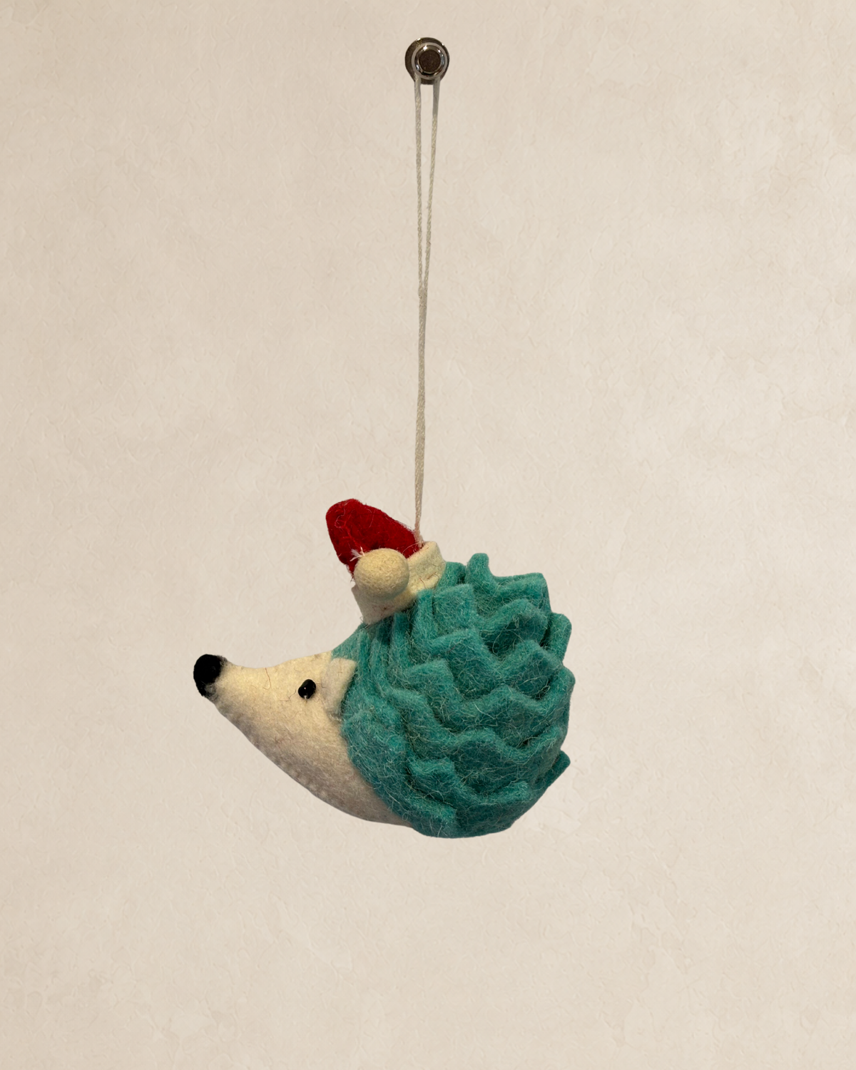 Christmas Hedgehog - Turquoise