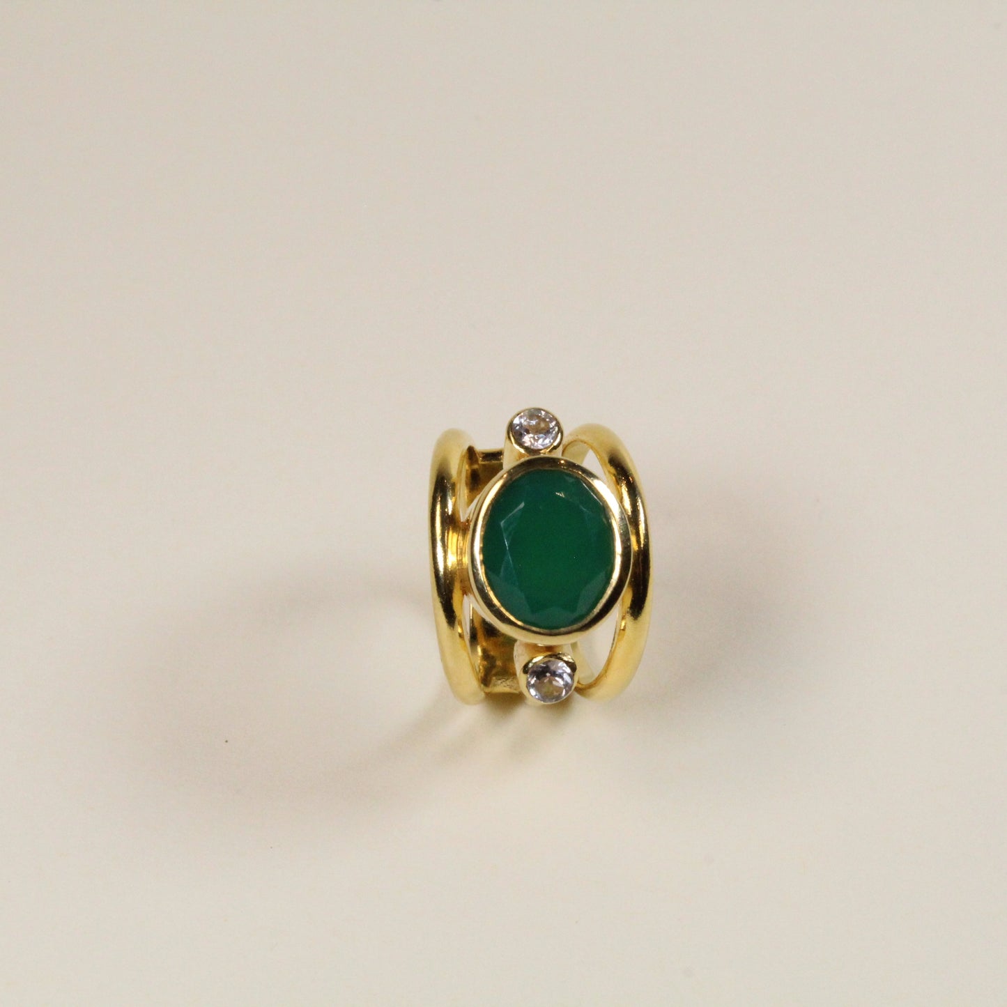Green Onyx Empress Ring