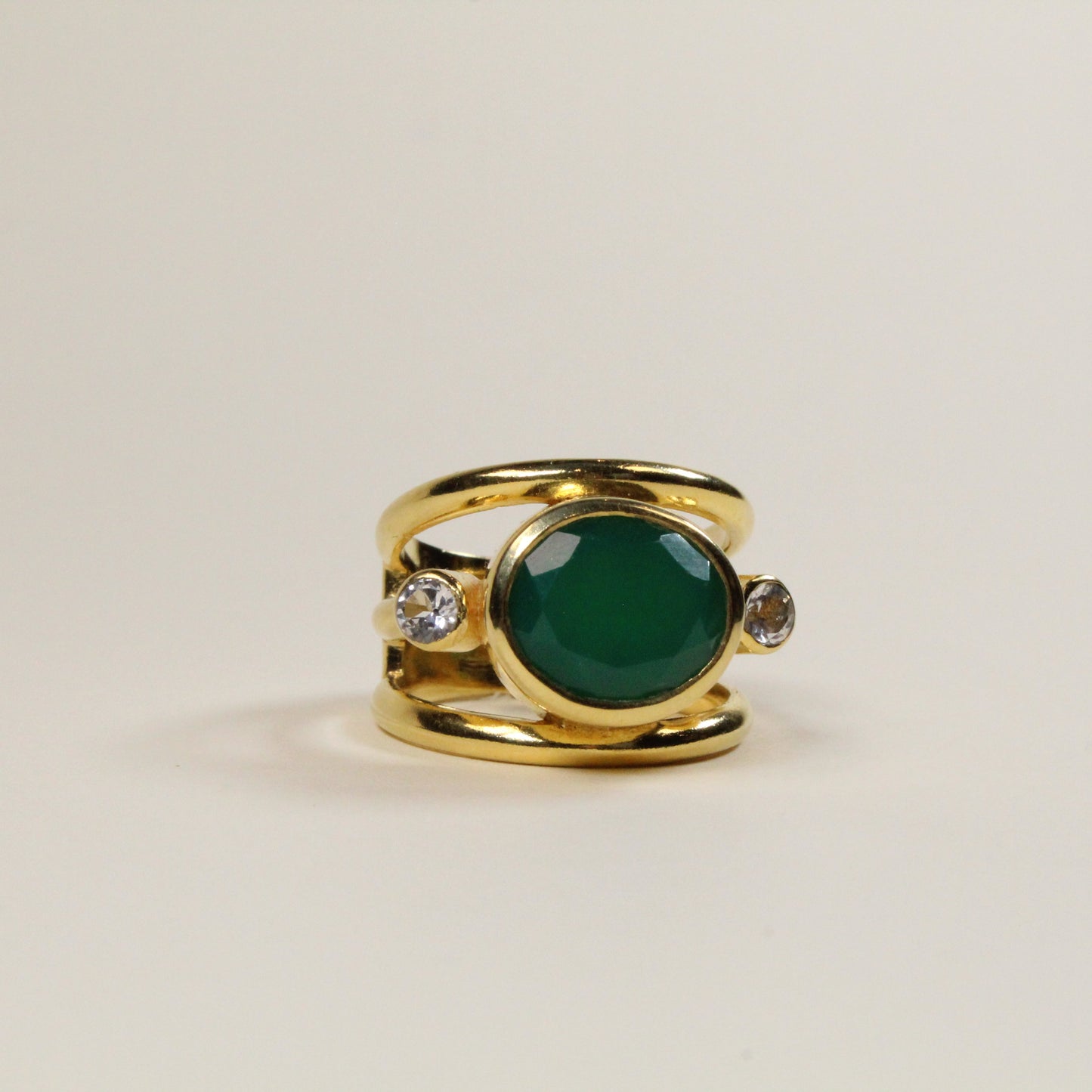 Green Onyx Empress Ring