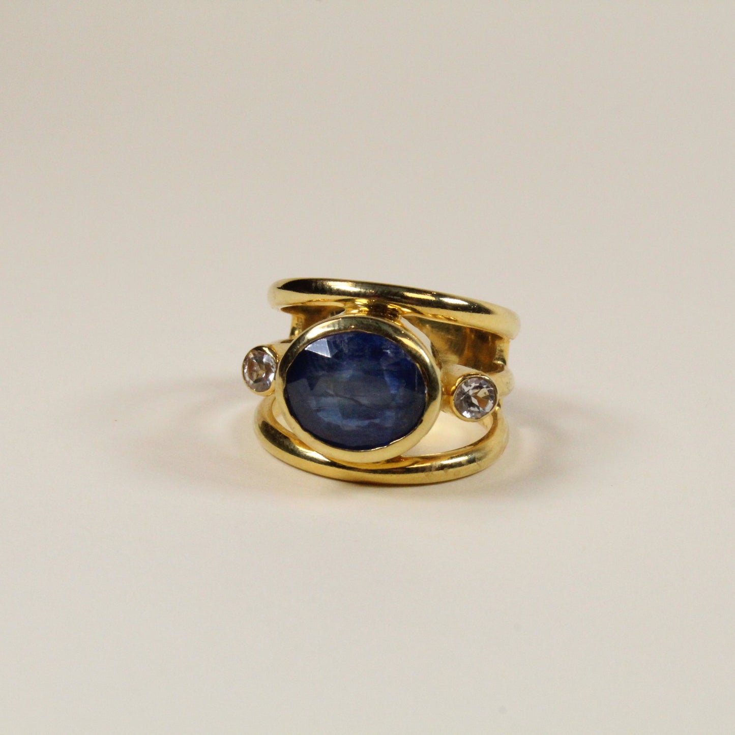 Blue Kyanite Empress Ring