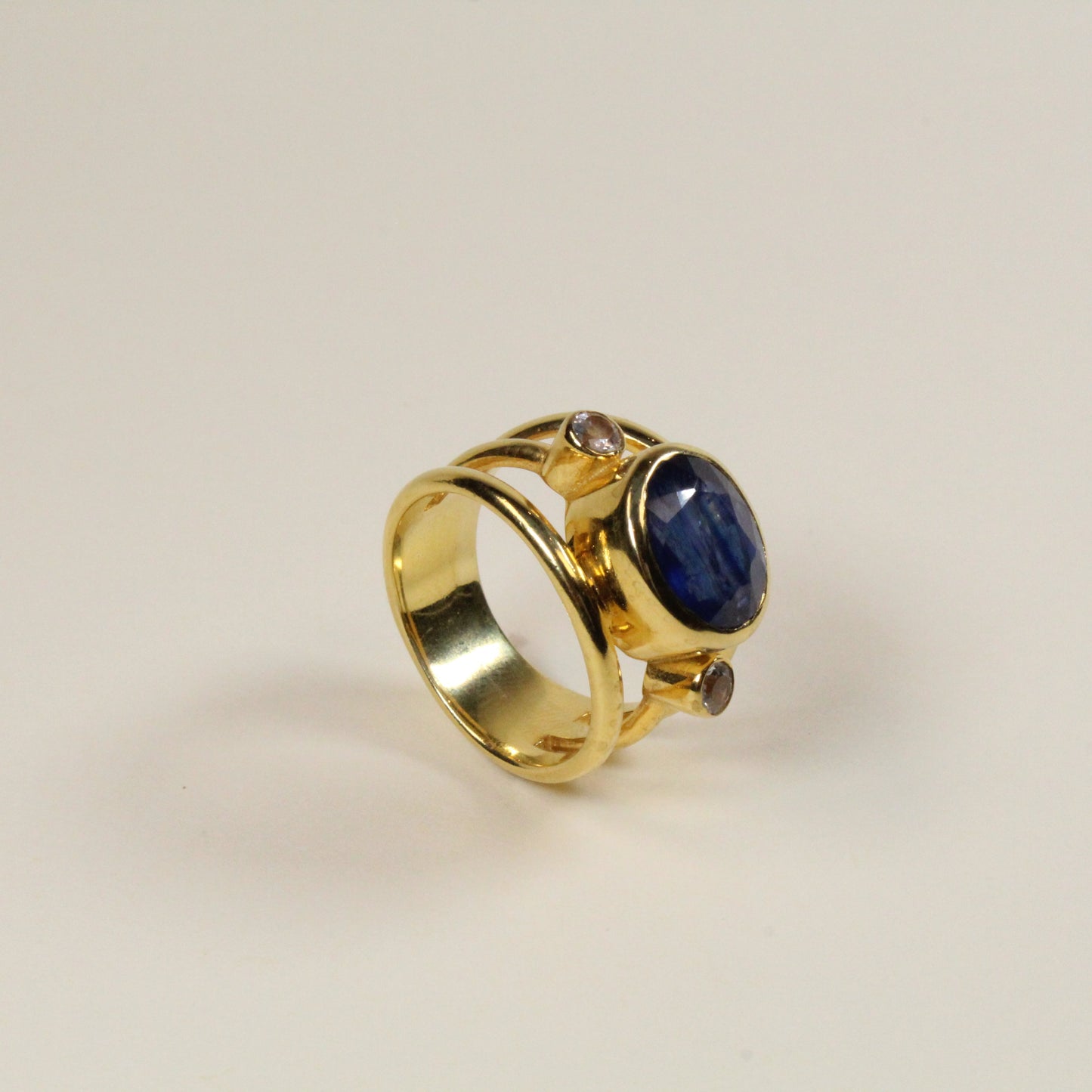 Blue Kyanite Empress Ring