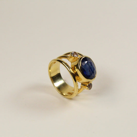 Blue Kyanite Empress Ring