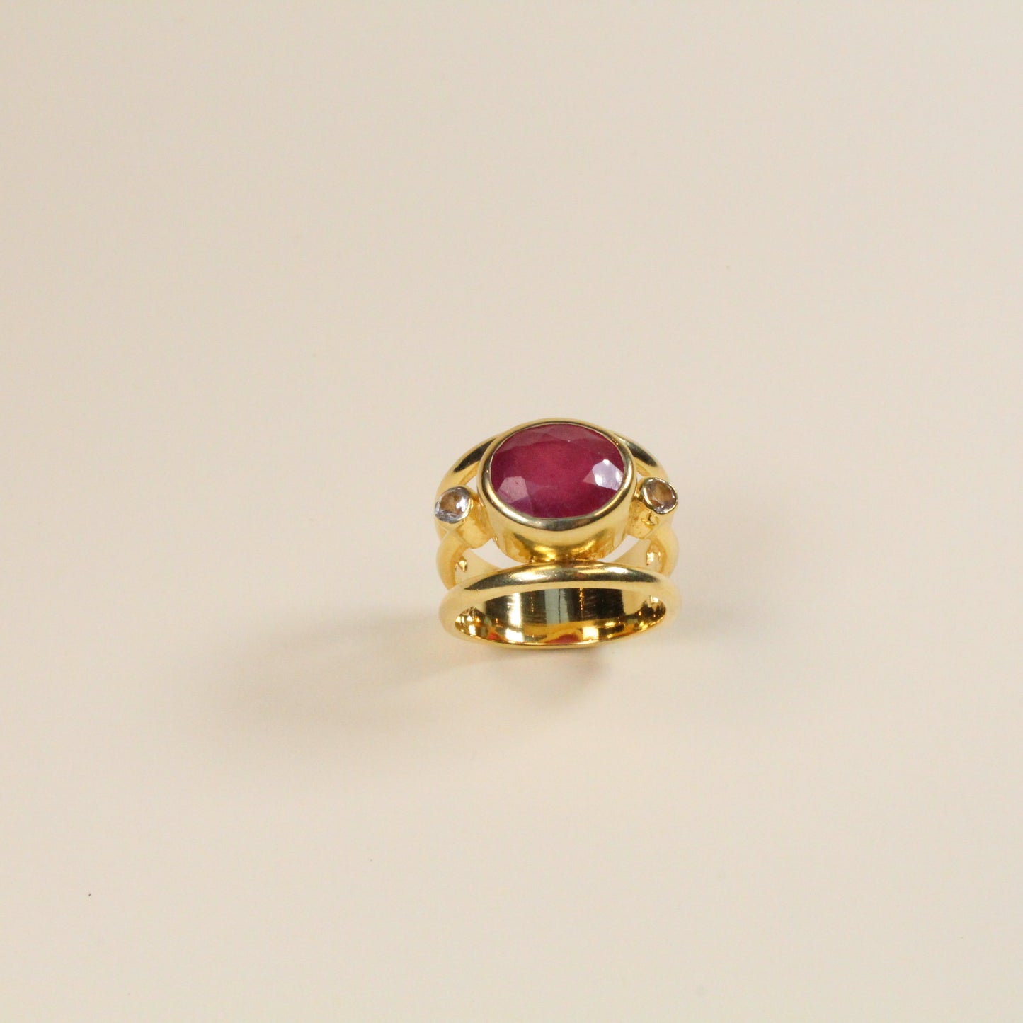 Ruby Quartz Empress Ring