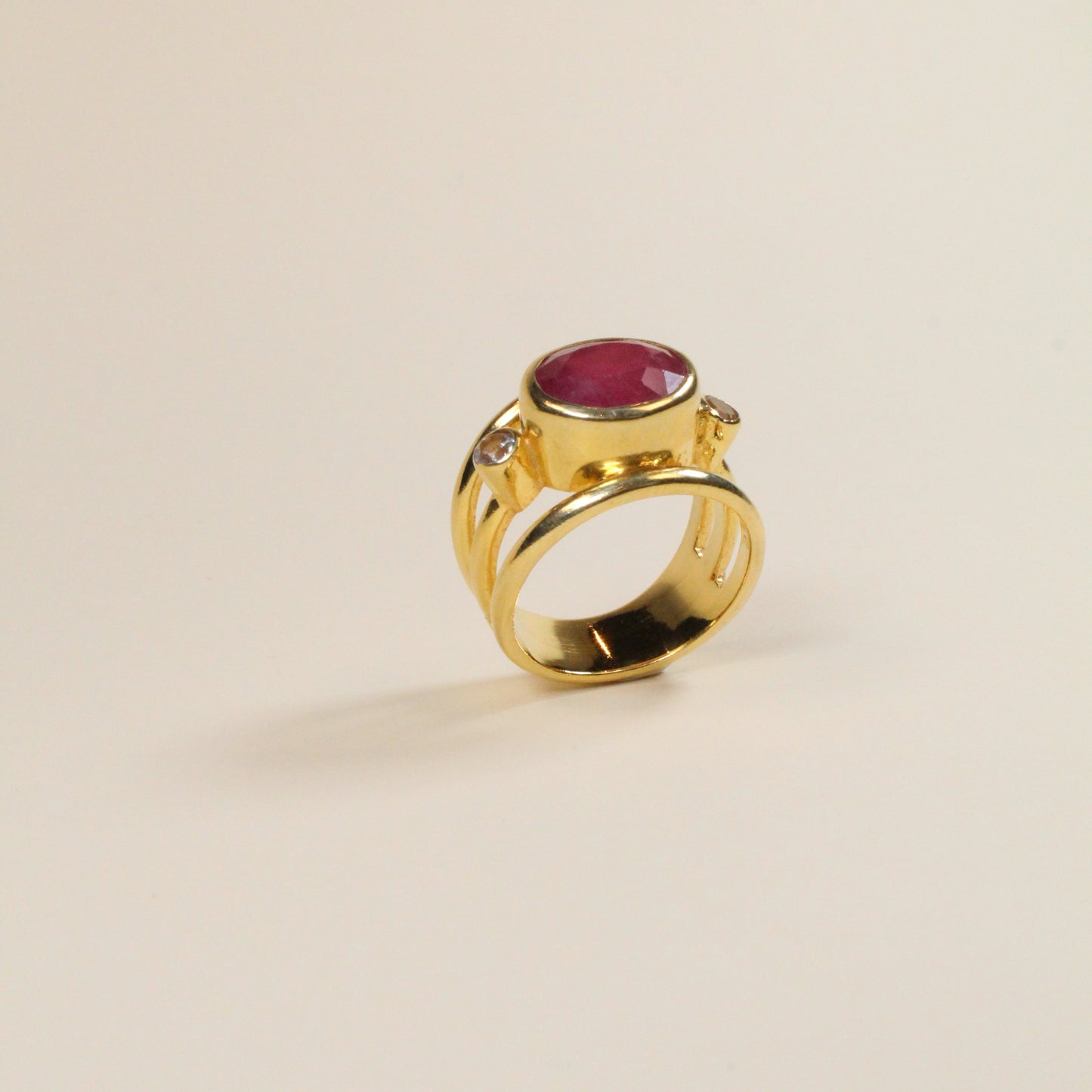 Ruby Quartz Empress Ring
