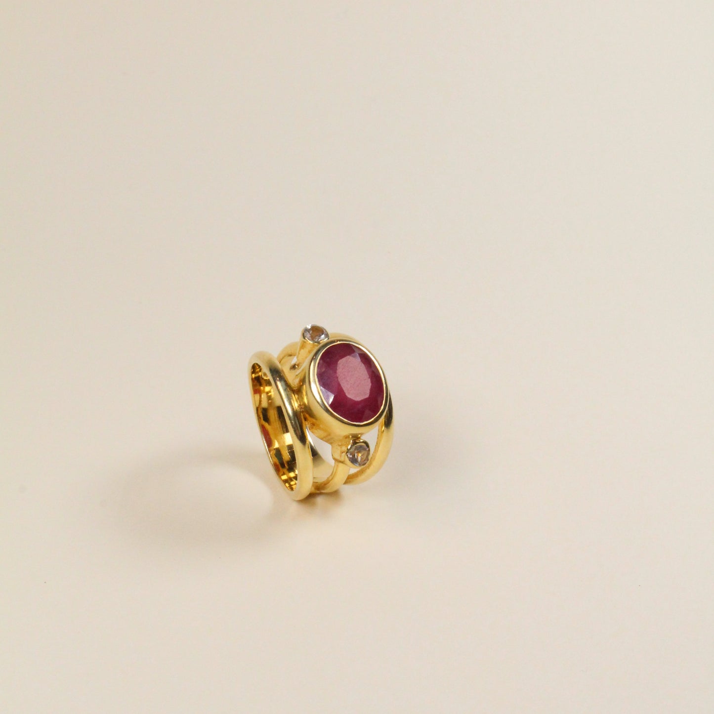 Ruby Quartz Empress Ring