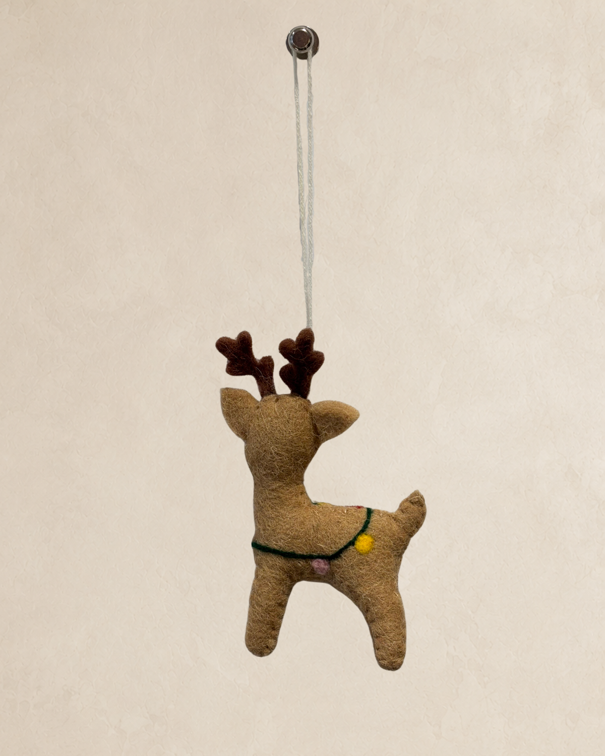 Festive Reindeer - Green Garland