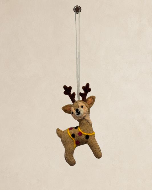 Festive Reindeer - Yellow Garland