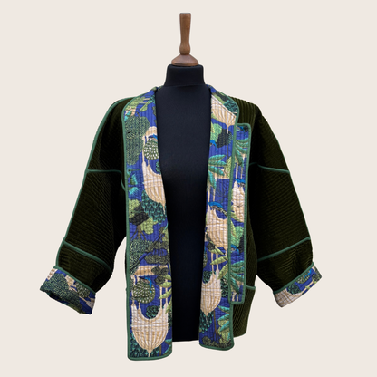 Green Velvet Jacket