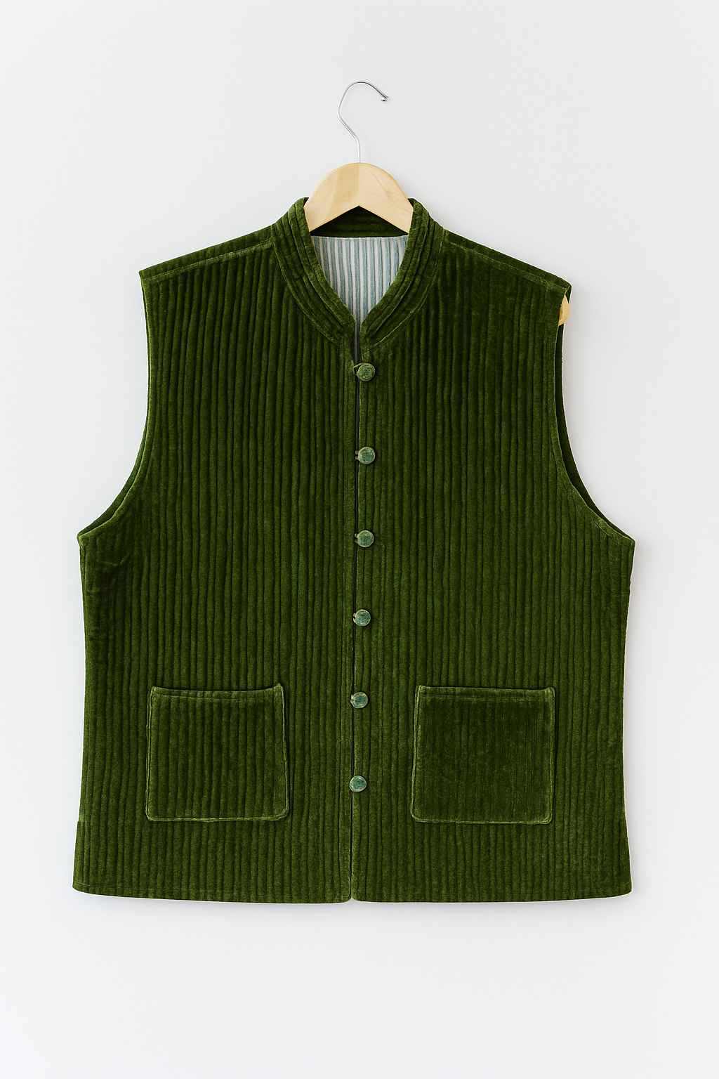 Green Velvet Waistcoat