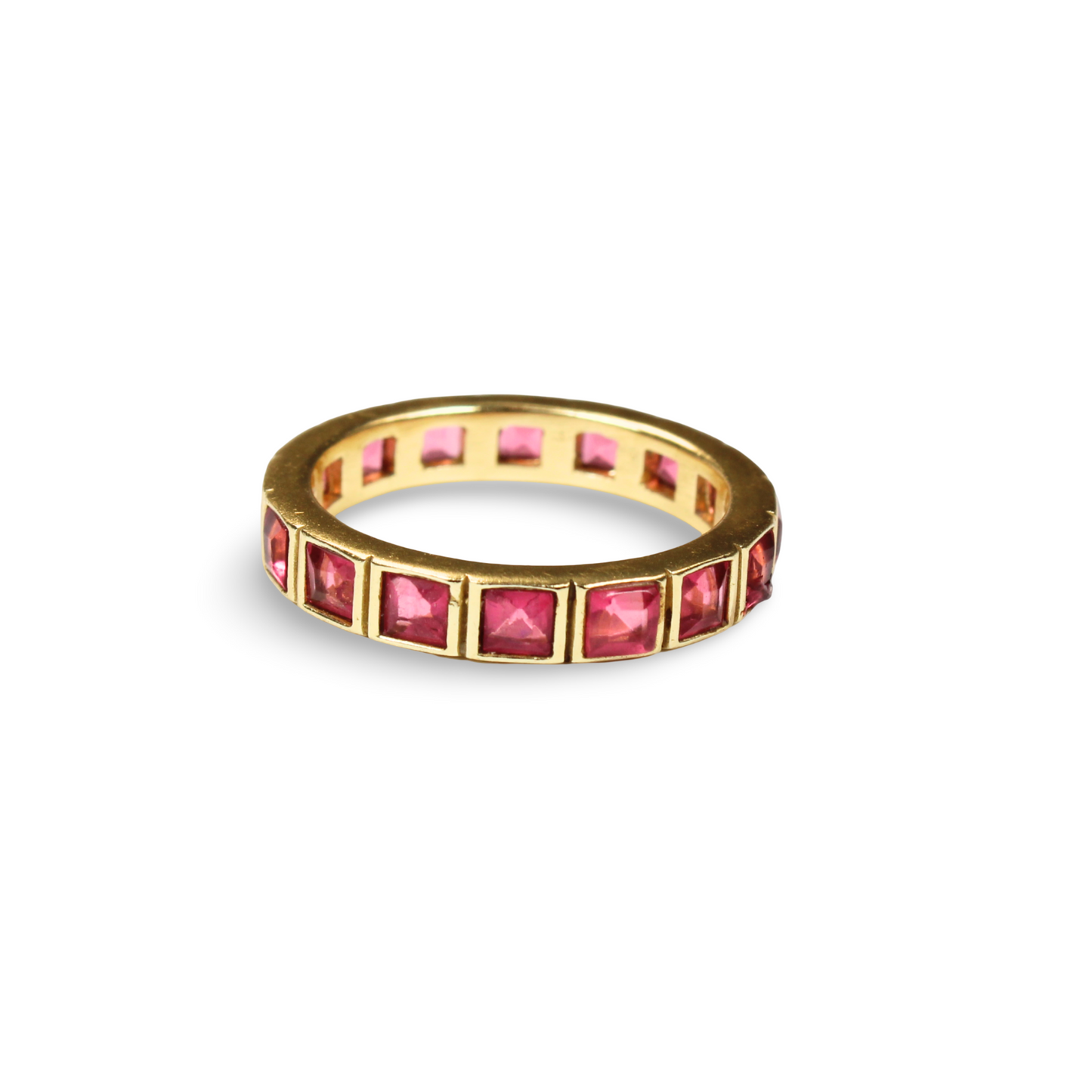 Pink Nano Eternity Ring