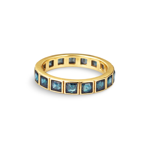 London Blue Topaz Eternity Ring
