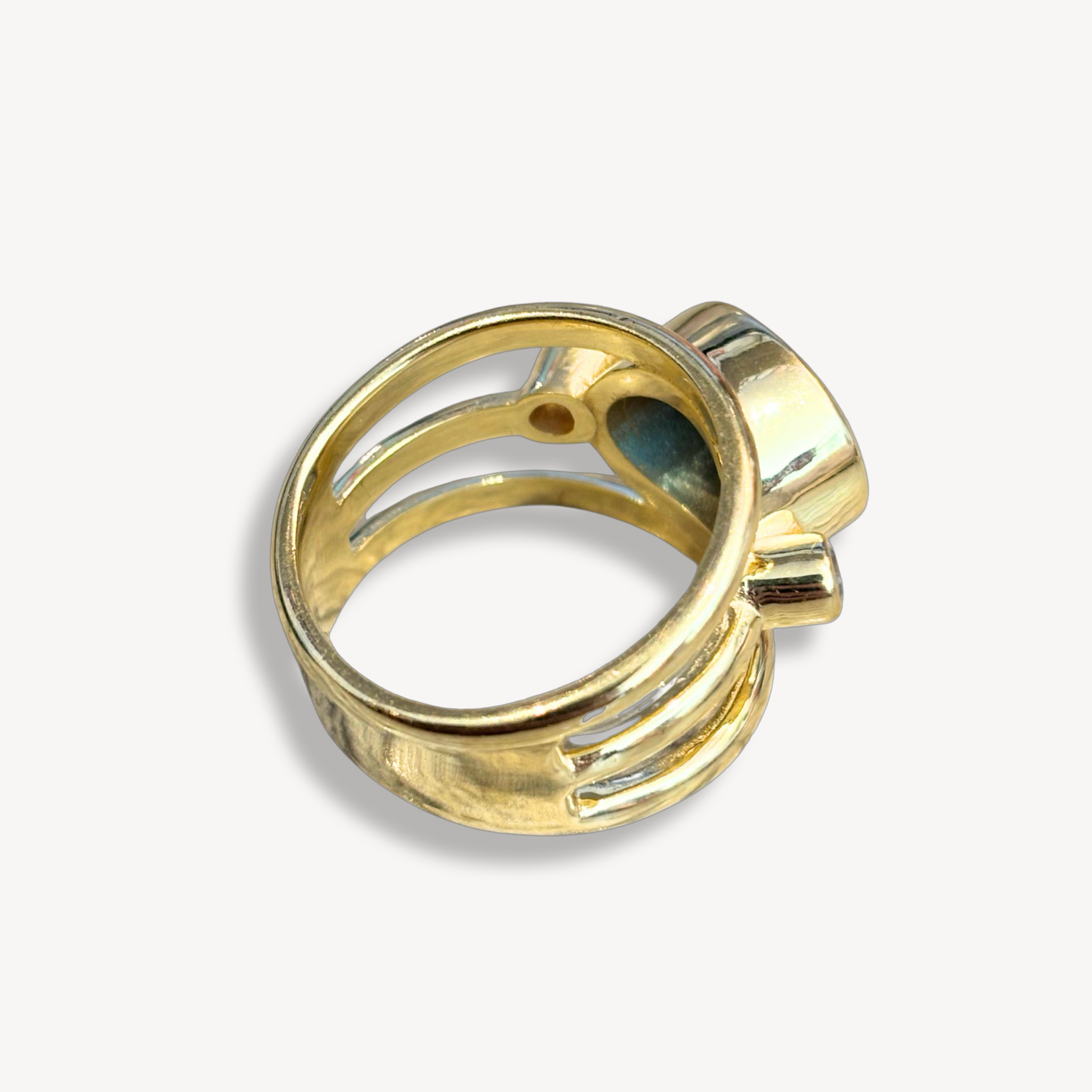 London Blue Topaz Empress Ring