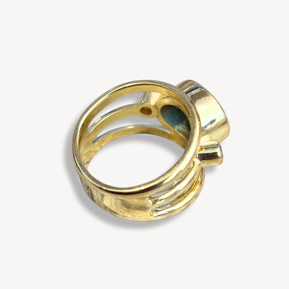 London Blue Topaz Empress Ring