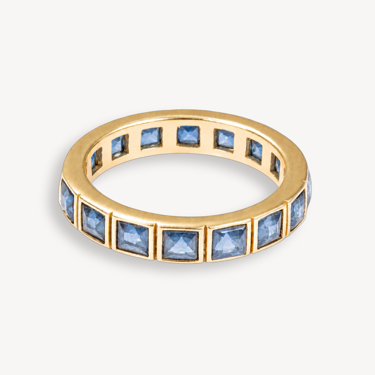 London Topaz Eternity Ring